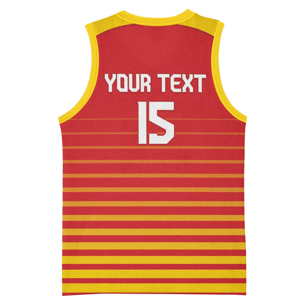 Custom Zimbabwe Cricket Basketball Jersey Come On Chevrons LT15
