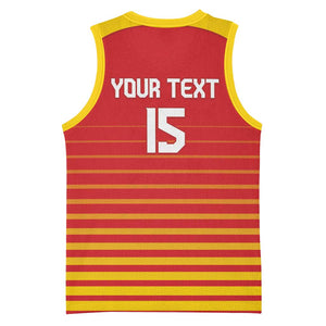 Custom Zimbabwe Cricket Basketball Jersey Come On Chevrons LT15