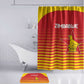 Zimbabwe Cricket Bathroom Set Go Chevrons Go