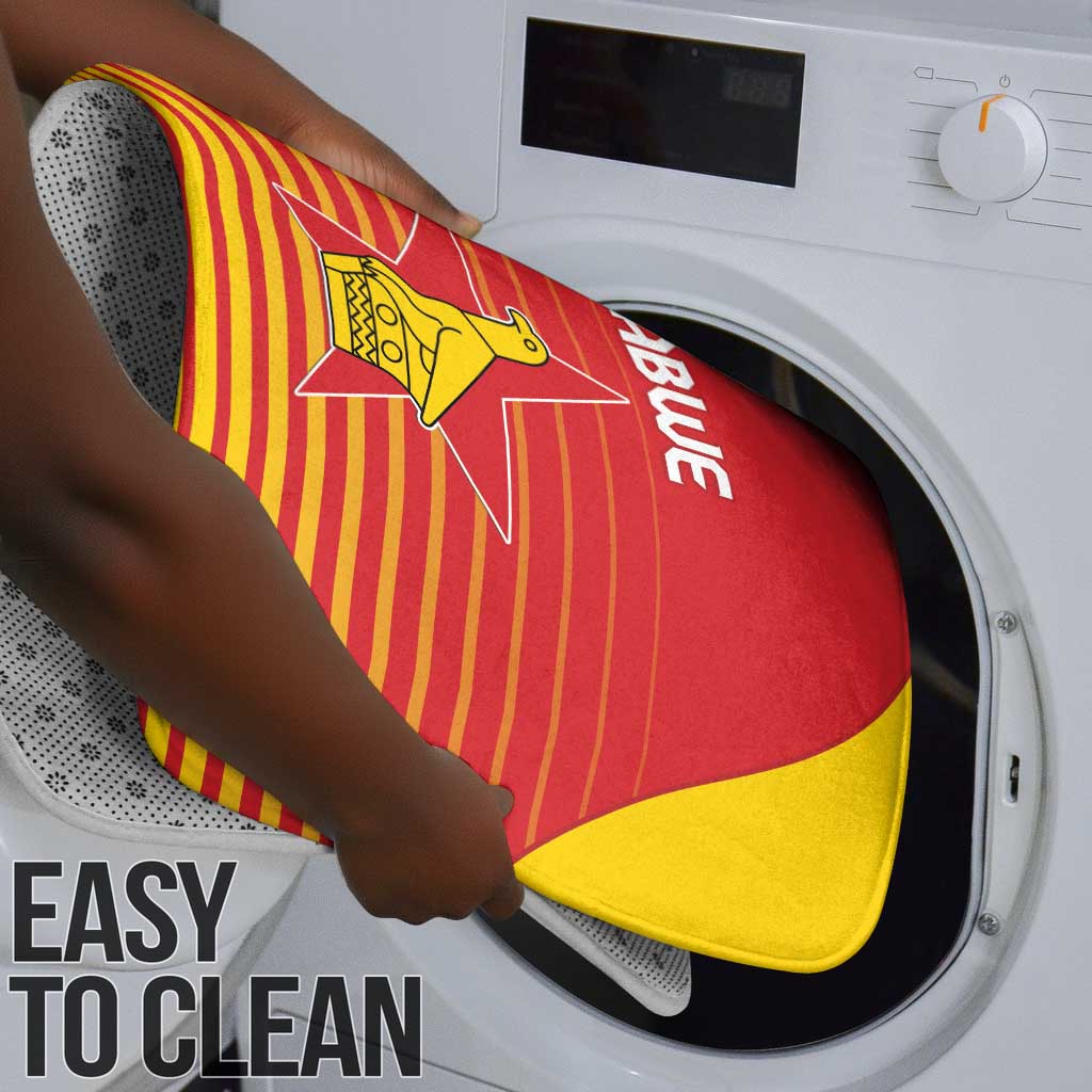 Zimbabwe Cricket Bathroom Set Go Chevrons Go