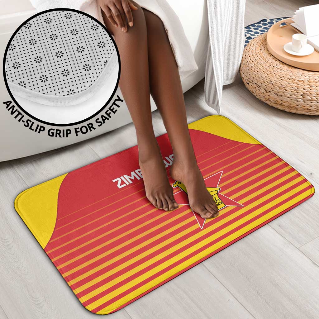 Zimbabwe Cricket Bathroom Set Go Chevrons Go
