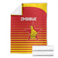 Zimbabwe Cricket Blanket Come On Chevrons - African Pride