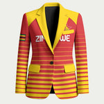 Custom Zimbabwe Cricket Blazer Go Chevrons Go