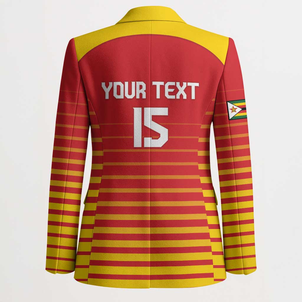 Custom Zimbabwe Cricket Blazer Go Chevrons Go