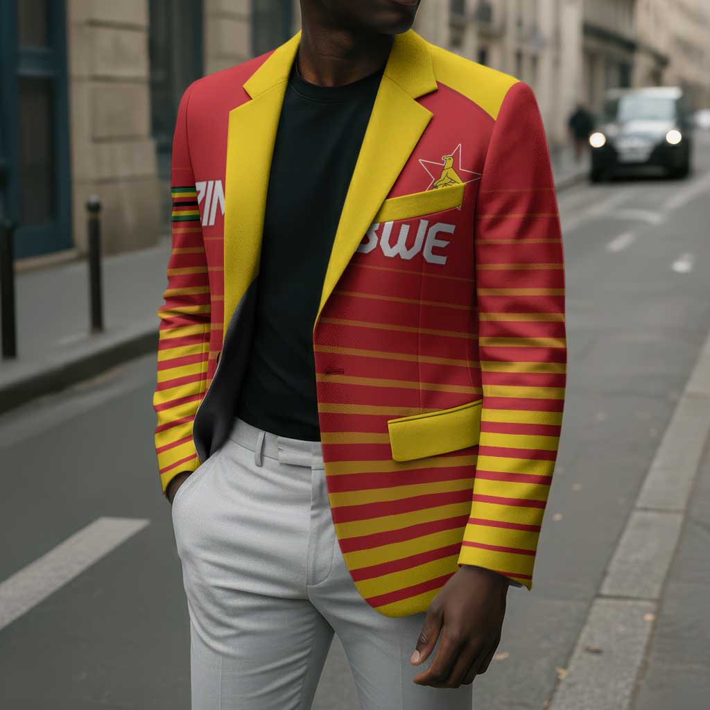Custom Zimbabwe Cricket Blazer Go Chevrons Go
