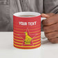 Custom Zimbabwe Cricket Ceramic Mug Go Chevrons Go