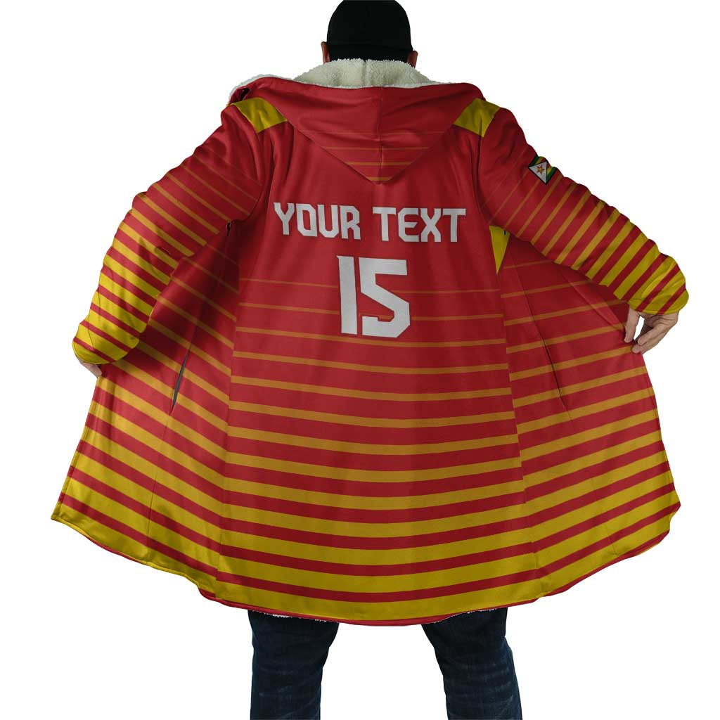 Custom Zimbabwe Cricket Cloak Go Chevrons Go