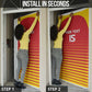 Custom Zimbabwe Cricket Door Cover Go Chevrons Go