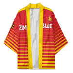Custom Zimbabwe Cricket Kimono Go Chevrons Go