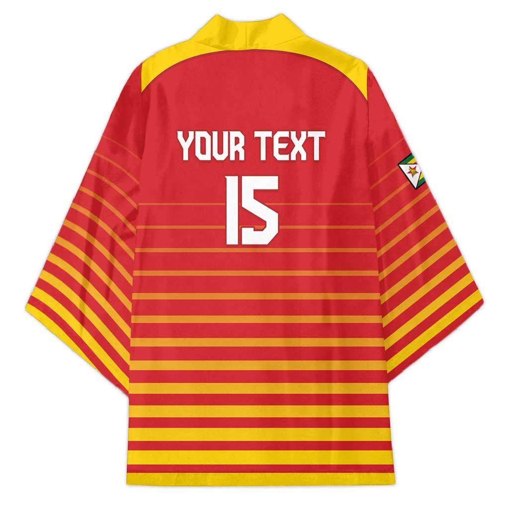 Custom Zimbabwe Cricket Kimono Go Chevrons Go