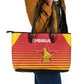 Zimbabwe Cricket Leather Tote Bag Come On Chevrons - African Pride