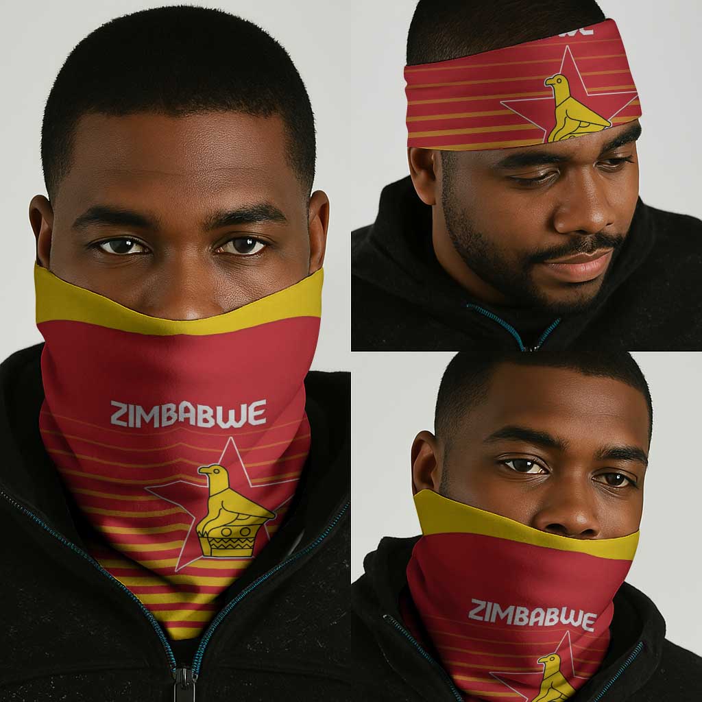Zimbabwe Cricket Neck Gaiter Come On Chevrons LT15