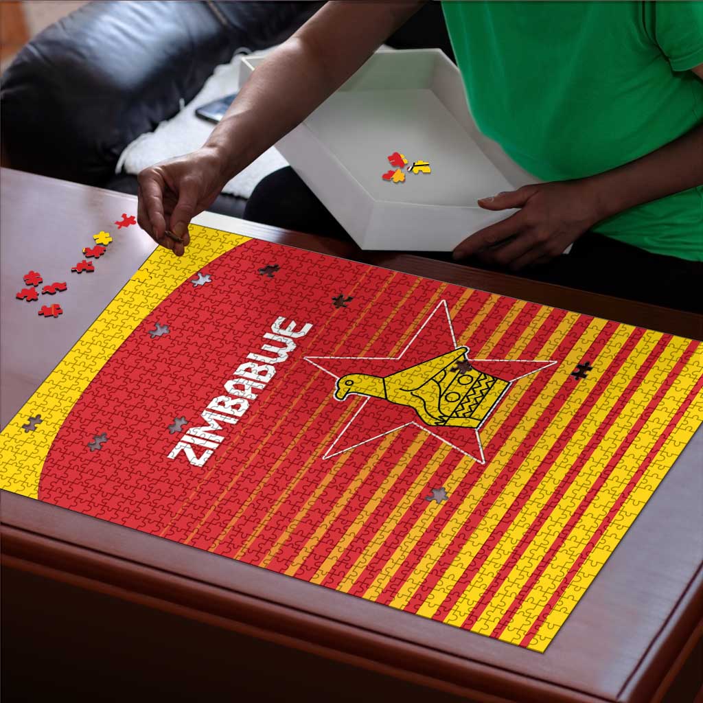 Zimbabwe Cricket Puzzle Go Chevrons Go