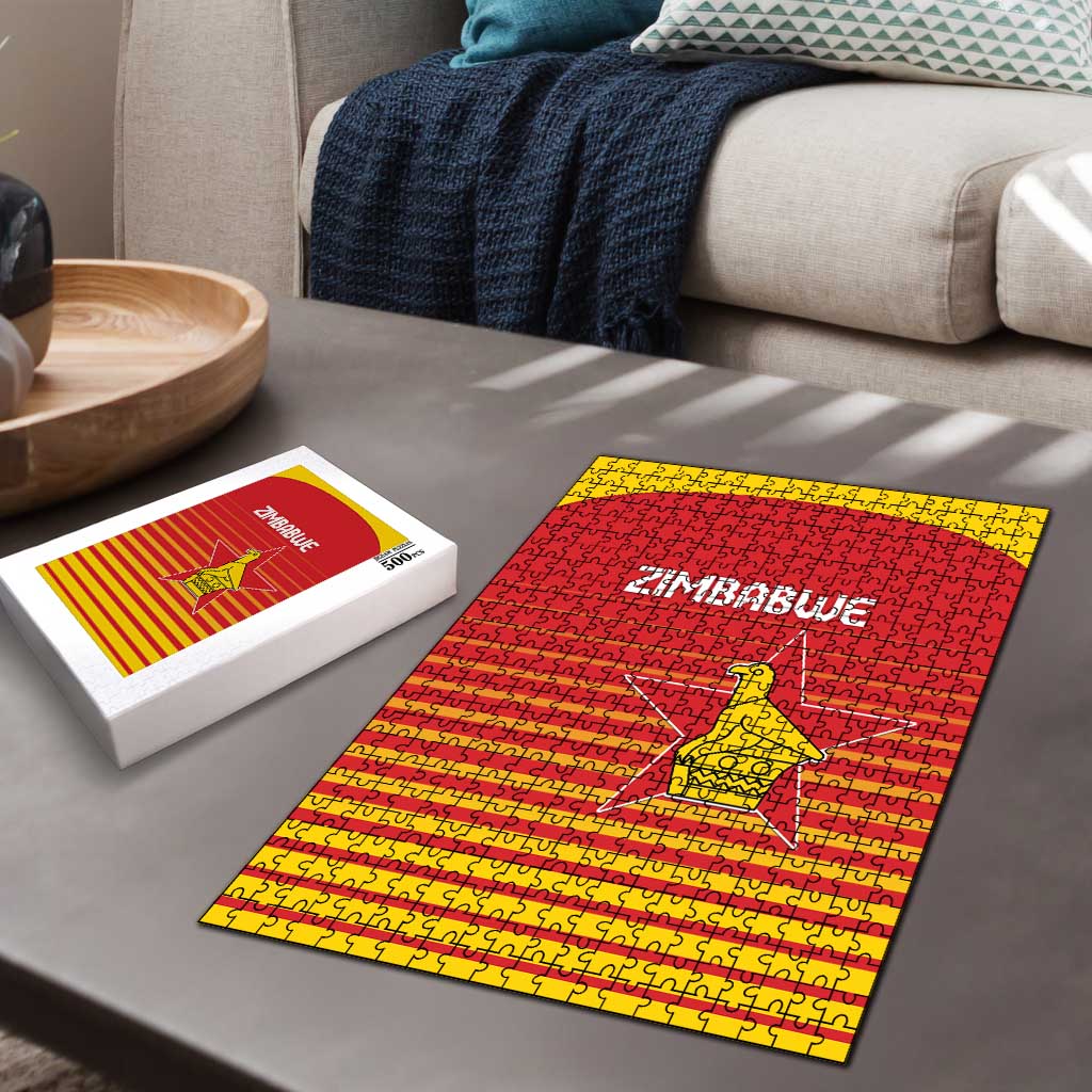 Zimbabwe Cricket Puzzle Go Chevrons Go
