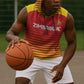 Custom Zimbabwe Cricket Sleeveless Hoodie Come On Chevrons - African Pride