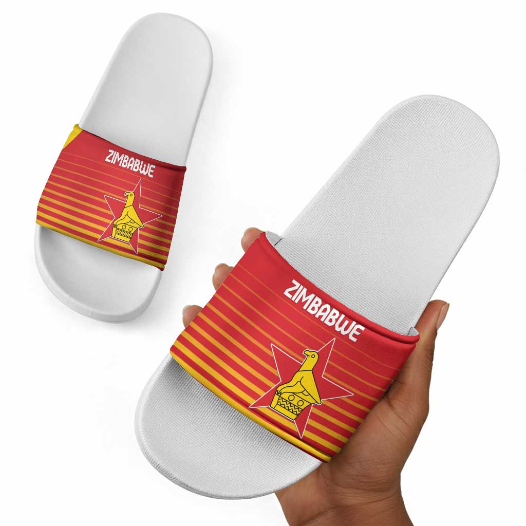 Zimbabwe Cricket Slide Sandals Go Chevrons Go