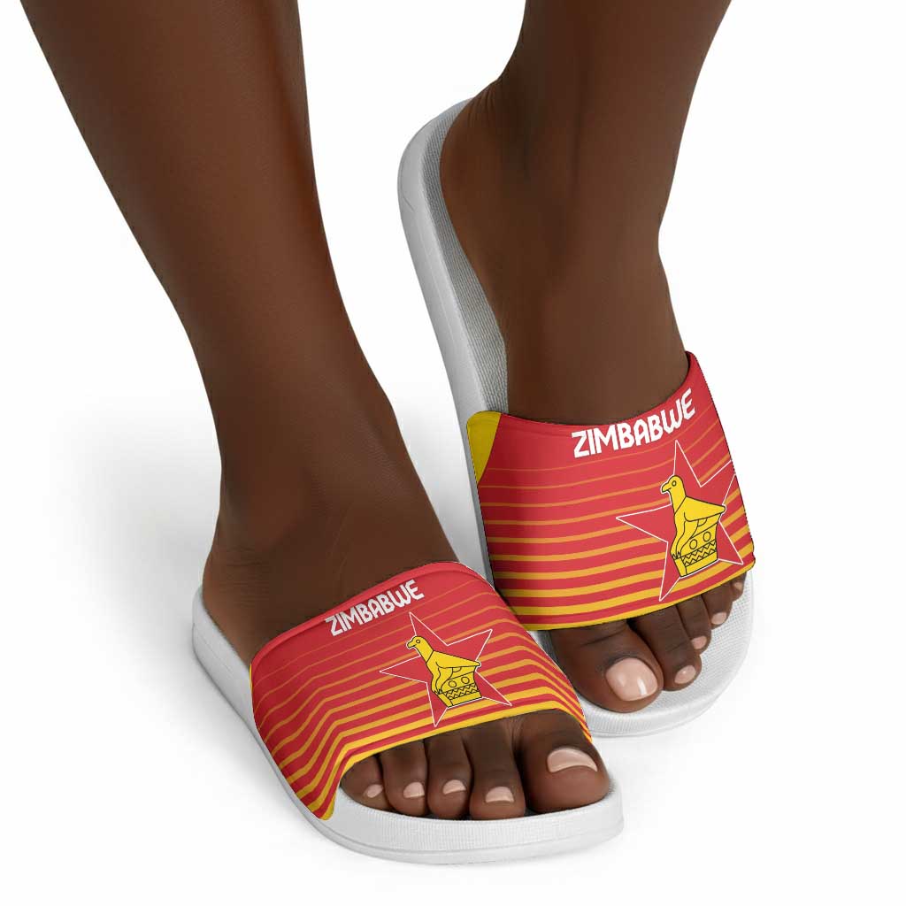 Zimbabwe Cricket Slide Sandals Go Chevrons Go