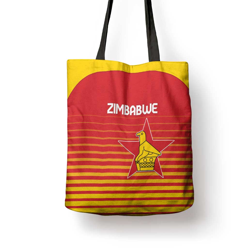 Zimbabwe Cricket Tote Bag Go Chevrons Go