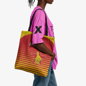 Zimbabwe Cricket Tote Bag Go Chevrons Go