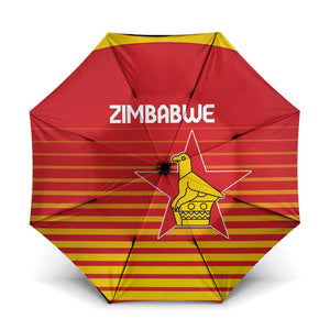 Zimbabwe Cricket Umbrella Go Chevrons Go