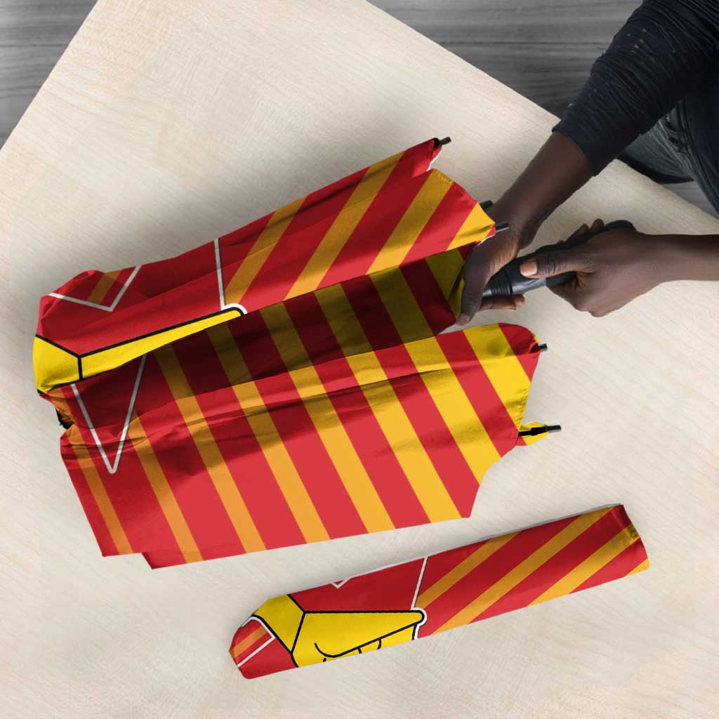 Zimbabwe Cricket Umbrella Go Chevrons Go