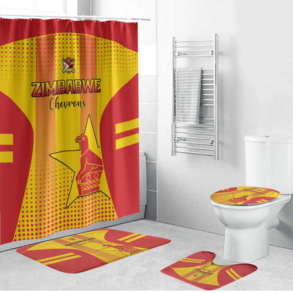 Zimbabwe Cricket Bathroom Set Go Champions