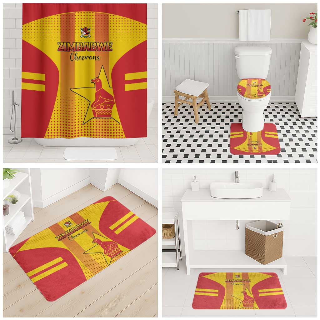 Zimbabwe Cricket Bathroom Set Go Champions