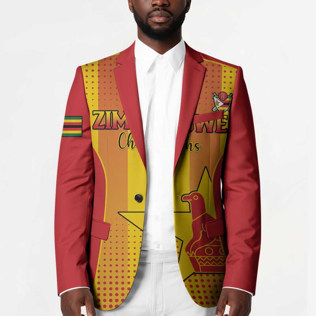 Custom Zimbabwe Cricket Blazer Go Champions
