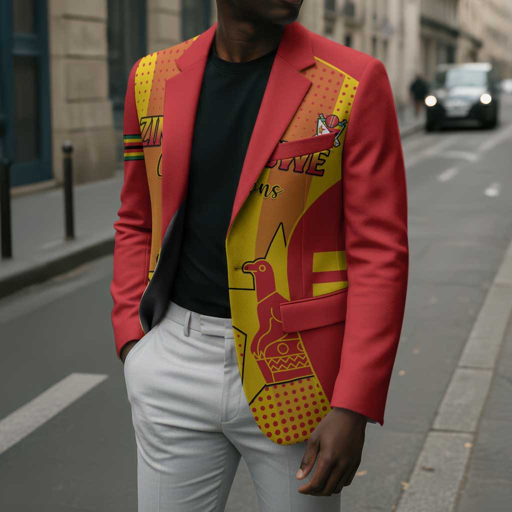 Custom Zimbabwe Cricket Blazer Go Champions