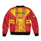 Custom Zimbabwe Cricket Bomber Jacket Sporty Style - African Pride