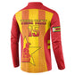 Custom Zimbabwe Cricket Button Sweatshirt Go Champions