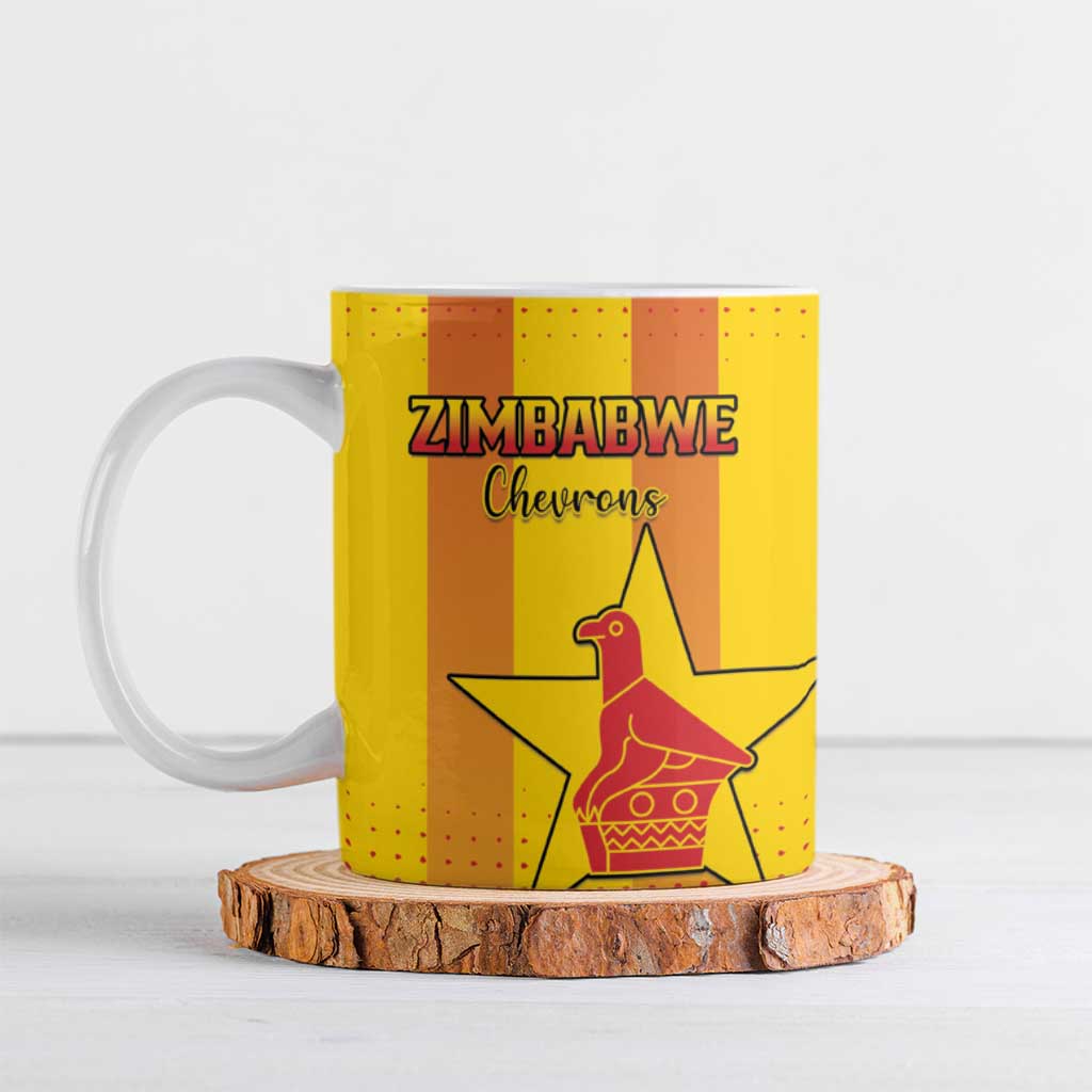Custom Zimbabwe Cricket Ceramic Mug Go Champions
