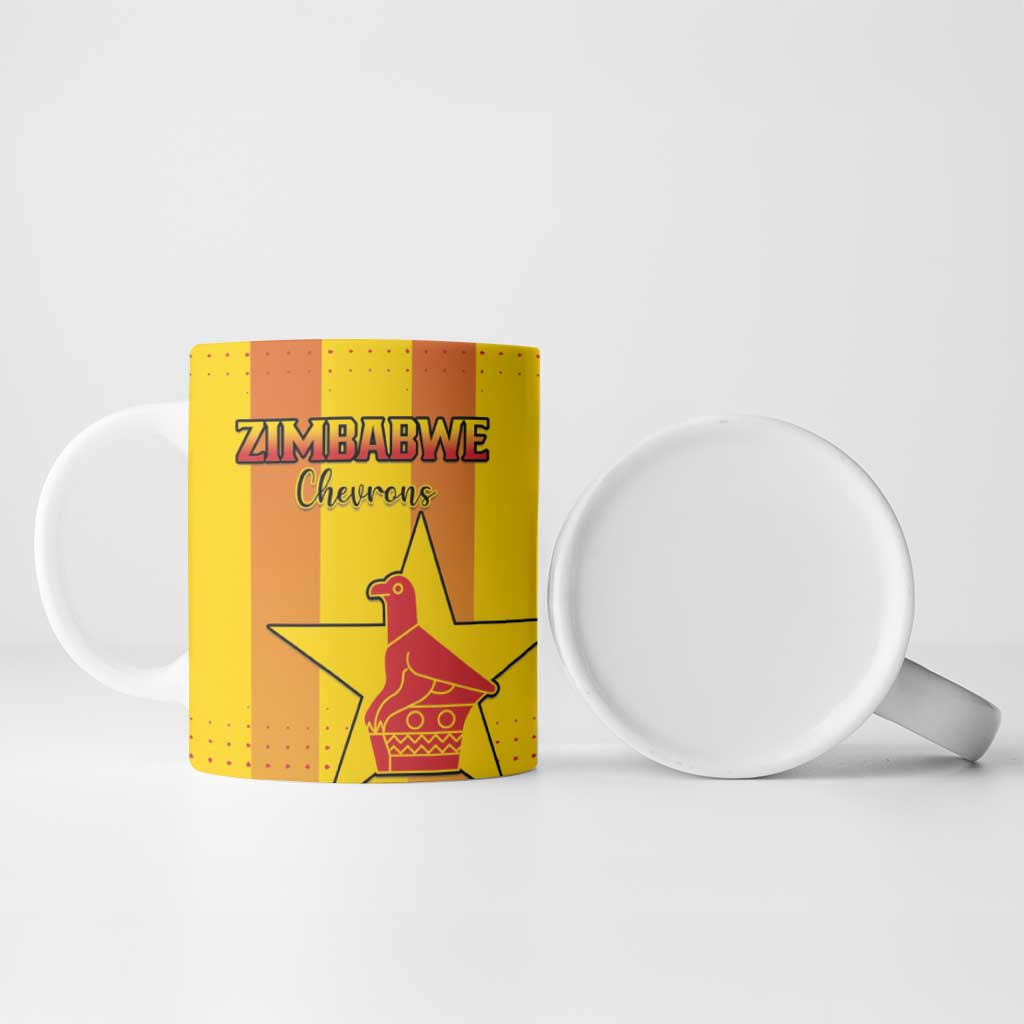 Custom Zimbabwe Cricket Ceramic Mug Go Champions