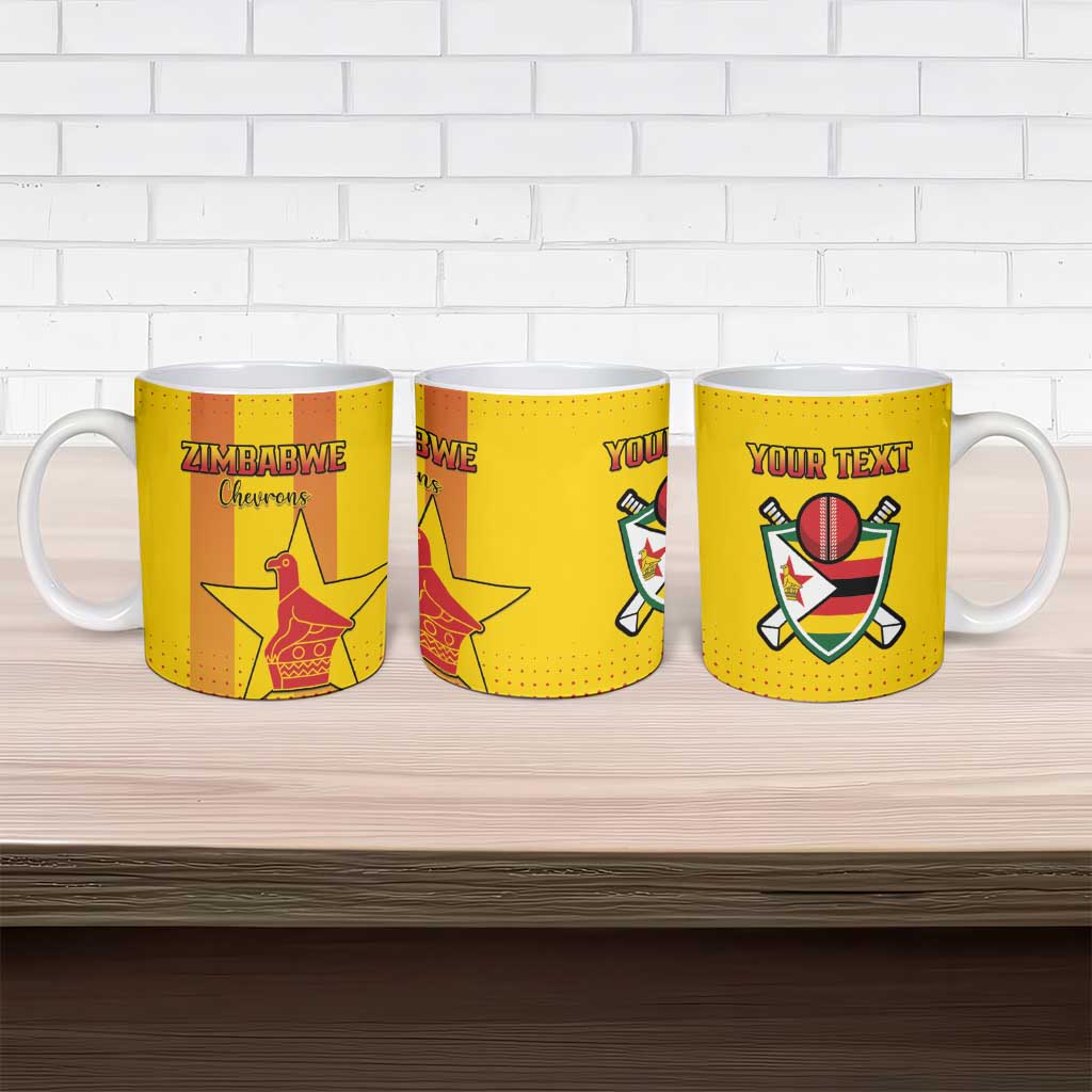 Custom Zimbabwe Cricket Ceramic Mug Go Champions
