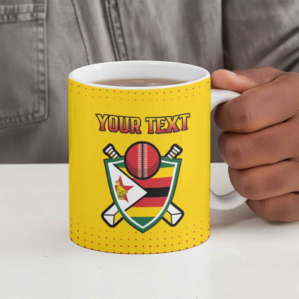 Custom Zimbabwe Cricket Ceramic Mug Go Champions