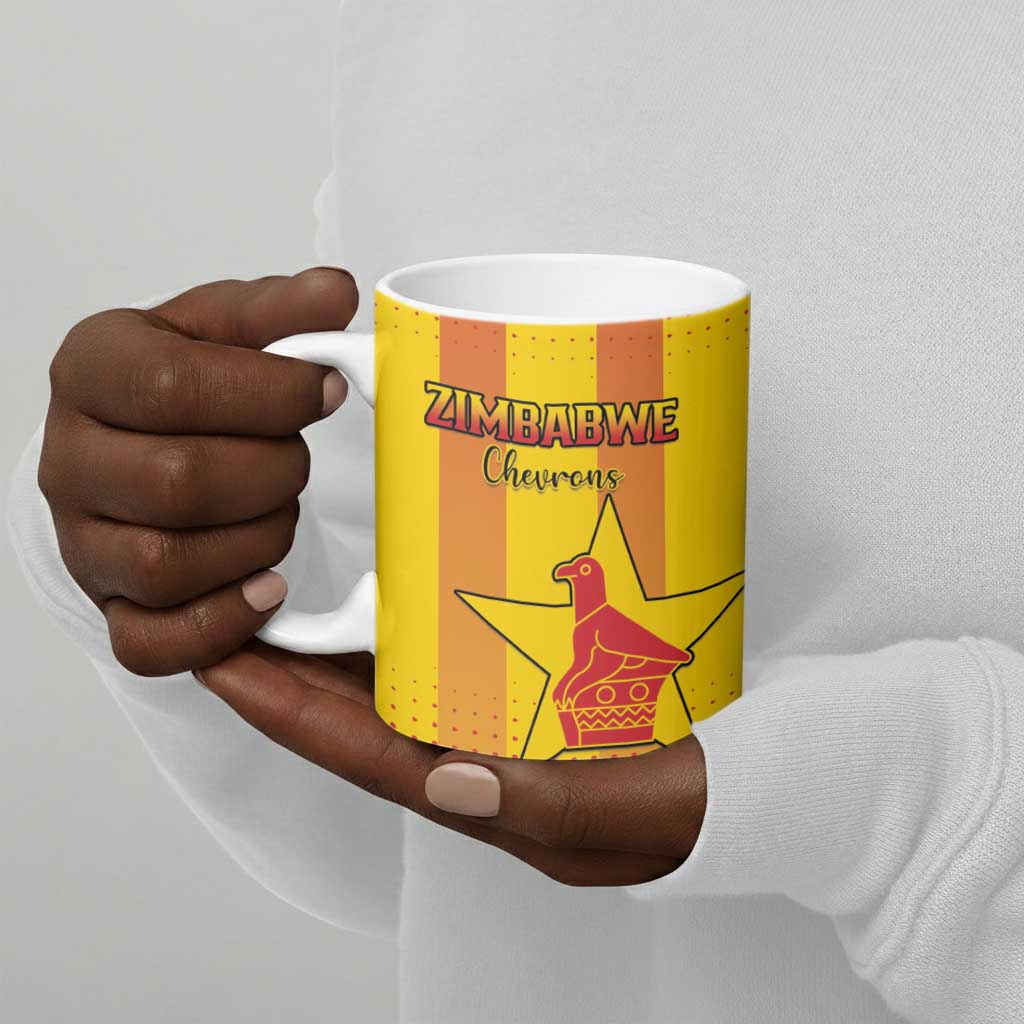 Custom Zimbabwe Cricket Ceramic Mug Go Champions
