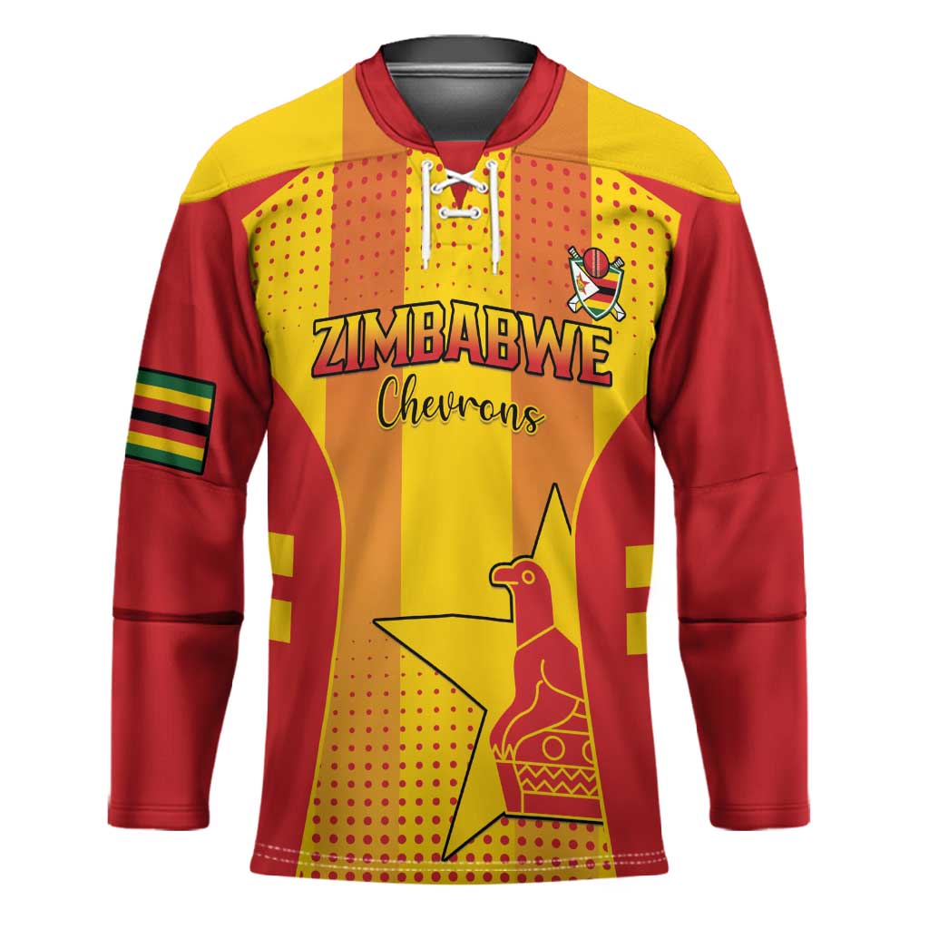 Custom Zimbabwe Cricket Hockey Jersey Go Champions