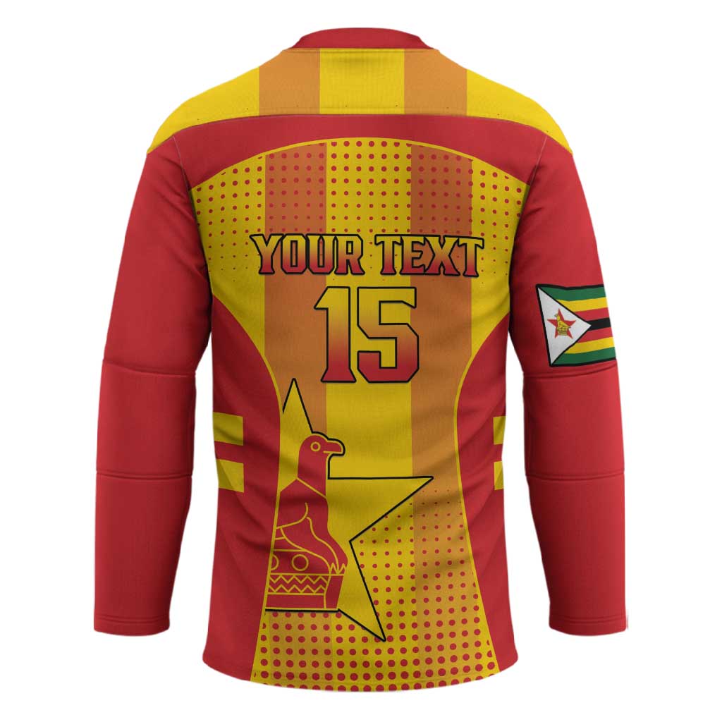 Custom Zimbabwe Cricket Hockey Jersey Go Champions