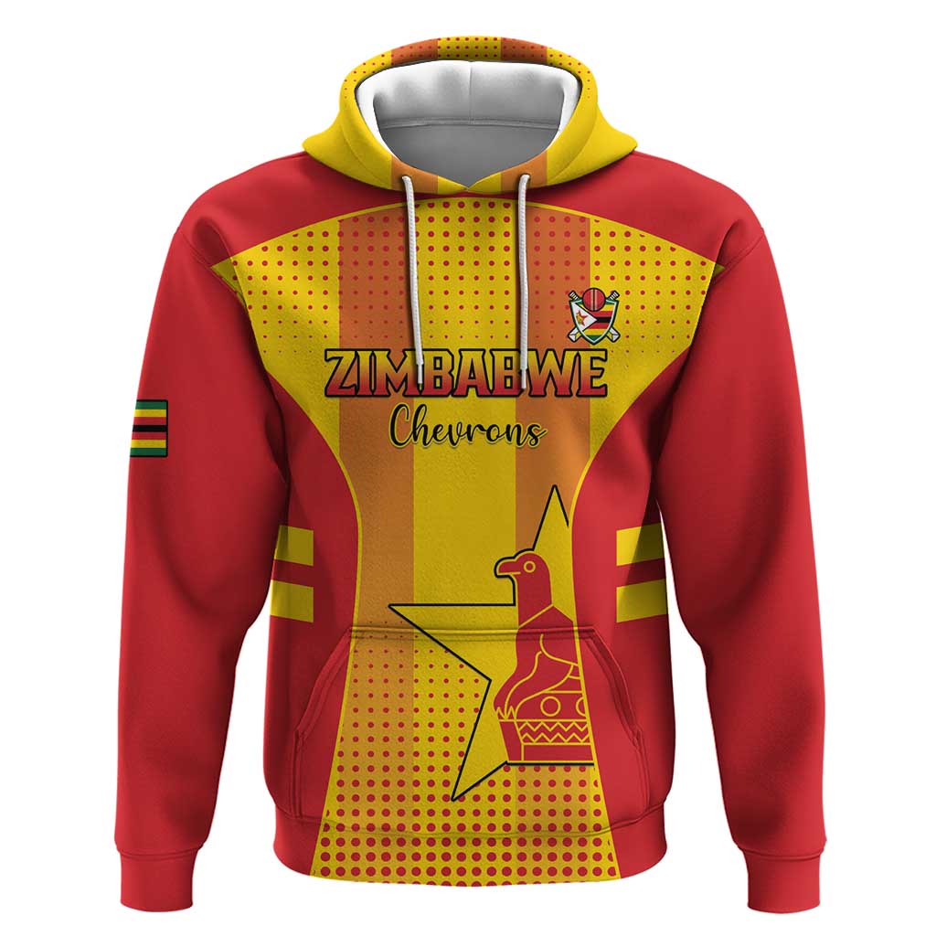 Custom Zimbabwe Cricket Hoodie Sporty Style - African Pride