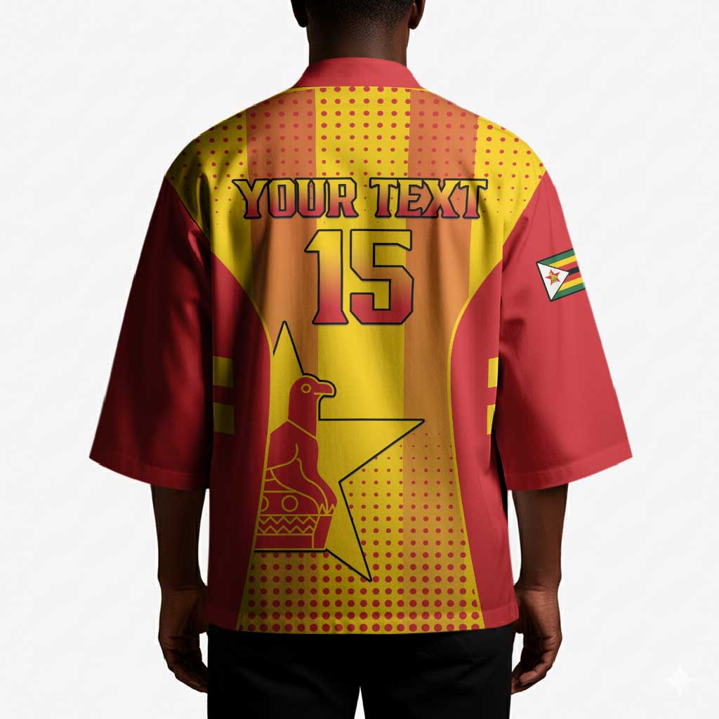 Custom Zimbabwe Cricket Kimono Go Champions