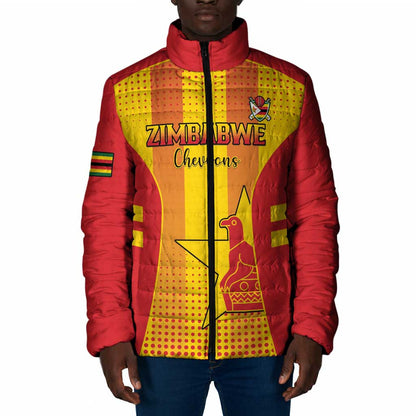 Custom Zimbabwe Cricket Padded Jacket Go Champions
