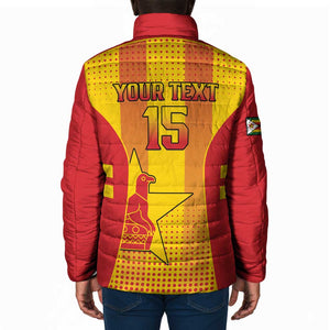 Custom Zimbabwe Cricket Padded Jacket Go Champions