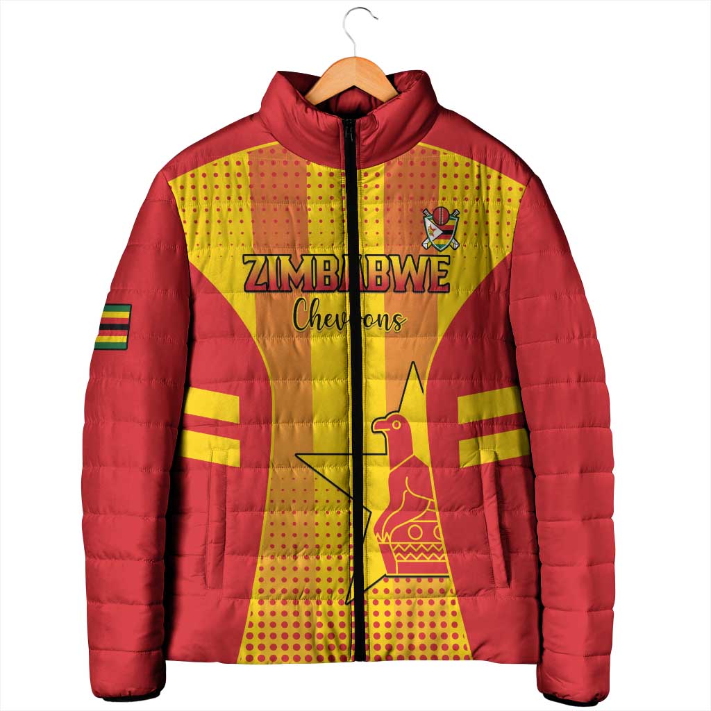 Custom Zimbabwe Cricket Padded Jacket Go Champions
