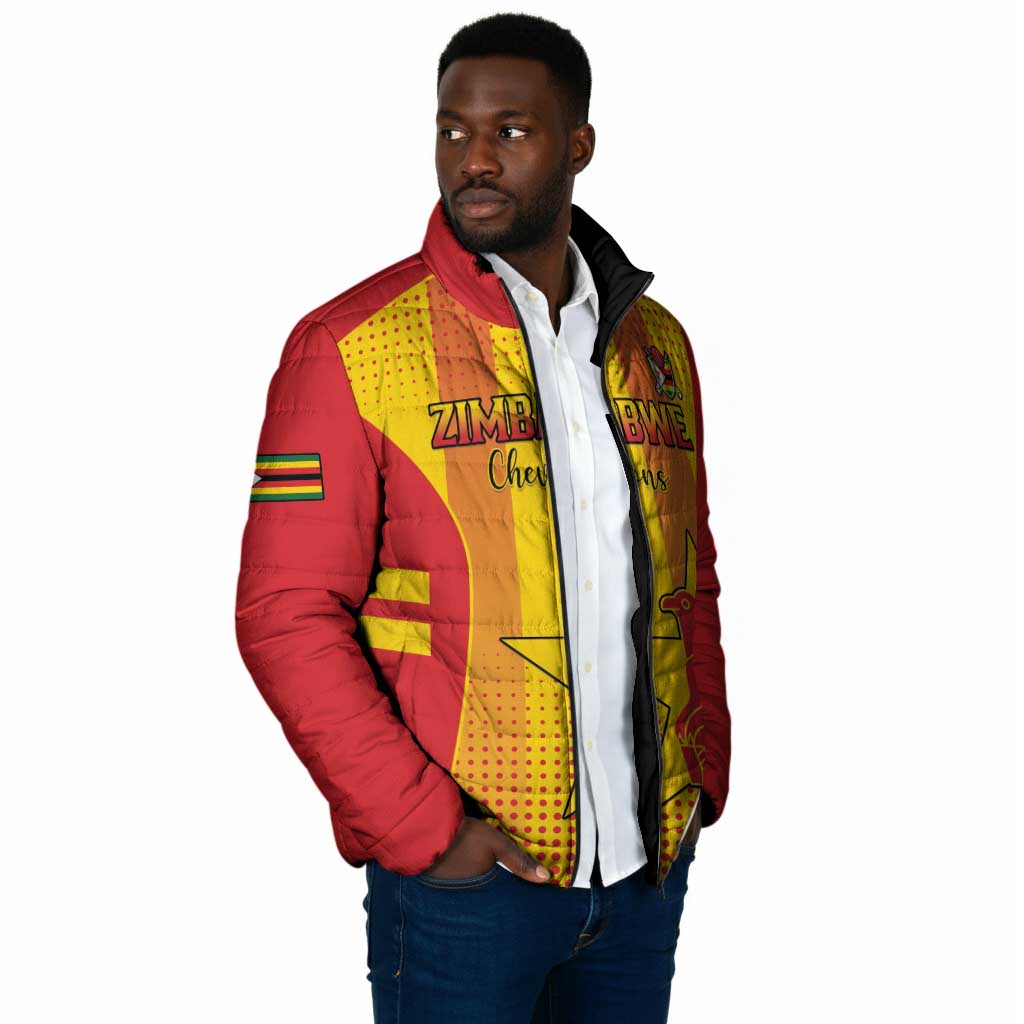 Custom Zimbabwe Cricket Padded Jacket Go Champions