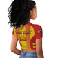 Custom Zimbabwe Cricket Raglan Cropped T shirt Sporty Style - African Pride