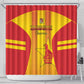 Zimbabwe Cricket Shower Curtain Sporty Style LT15