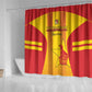 Zimbabwe Cricket Shower Curtain Sporty Style LT15