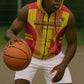 Custom Zimbabwe Cricket Sleeveless Zip Hoodie Sporty Style - African Pride