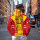 Custom Zimbabwe Cricket Zip Hoodie Sporty Style - African Pride