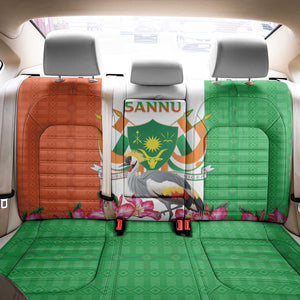 Afro Niger Sannu Back Car Seat Cover Coat Of Arms - African Pattern